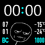 NZ_Troll_face Amazfit BIP watchface
