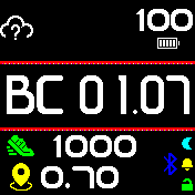 No_Time Amazfit BIP watchface