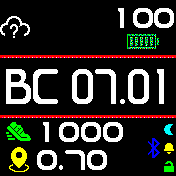 No_Time_v2 Amazfit BIP watchface