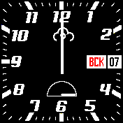 No_digits_but_batt_arrow Amazfit BIP watchface