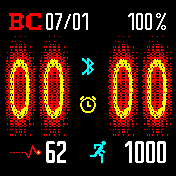 OptimaFire_1_1 Amazfit BIP watchface