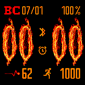 OptimaFire_1_4 Amazfit BIP watchface