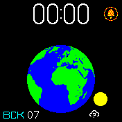 Oral_earth Amazfit BIP watchface