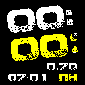 POSTAL_YELLOW Amazfit BIP watchface