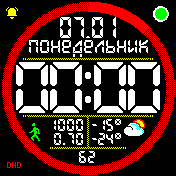 Pace_GO Amazfit BIP watchface