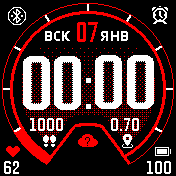 Pace_mod Amazfit BIP watchface