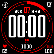 Pace_mod2 Amazfit BIP watchface
