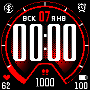 Pace_mod3 Amazfit BIP watchface