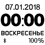 PebbleWhite Amazfit BIP watchface