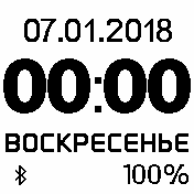 PebbleWhite Amazfit BIP watchface