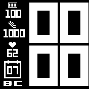 Pebble_right_se7en Amazfit BIP watchface