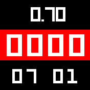 Pebble_small_dist_date Amazfit BIP watchface