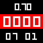 Pebble_small_dist_date Amazfit BIP watchface