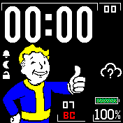 PipBoy Amazfit BIP watchface