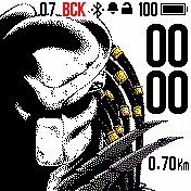 Predator Amazfit BIP watchface