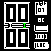 Pro-4ti_v8_Left_Hand_BW Amazfit BIP watchface