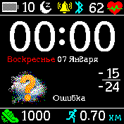 PsiChronus_Lock_v3 Amazfit BIP watchface