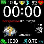PsiChronus_v1 Amazfit BIP watchface