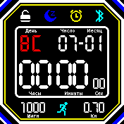 PsiElectronika_v2 Amazfit BIP watchface