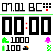 PsiLyy_v2 Amazfit BIP watchface