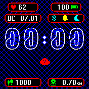PsiNeon_1_1 Amazfit BIP watchface
