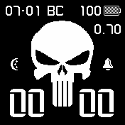 Punisher_2 Amazfit BIP watchface