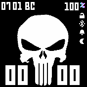 Punisher_3 Amazfit BIP watchface