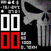 Punisher_4 Amazfit BIP watchface