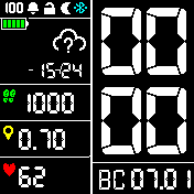 Quatro_s_pulsom Amazfit BIP watchface