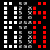 RAWTTMM_BlackWGrR_weekday Amazfit BIP watchface