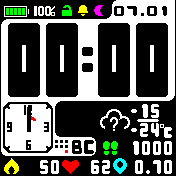 RU0246T Amazfit BIP watchface