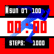 RUN Amazfit BIP watchface