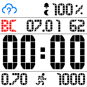 RU_0297_new3_inverted_bw_red_weekend Amazfit BIP watchface