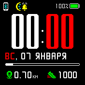 RU_0374_with_temp Amazfit BIP watchface