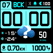 RU_3117_v3 Amazfit BIP watchface