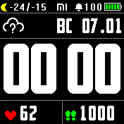 RV_v1 Amazfit BIP watchface