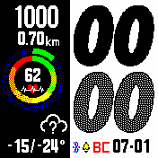 Radial Amazfit BIP watchface