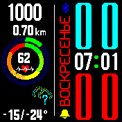 Radial2 Amazfit BIP watchface