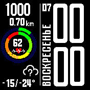 Radial_ak1 Amazfit BIP watchface