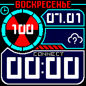 Radiation Amazfit BIP watchface