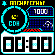 Radiation_white3 Amazfit BIP watchface