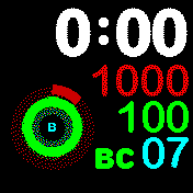 Rounded_24H Amazfit BIP watchface