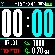 Rus Amazfit BIP watchface