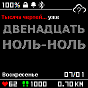 Rus_word_matrix Amazfit BIP watchface