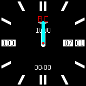 SAW Amazfit BIP watchface