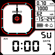 SEIKO_G757_James_Bond_12H Amazfit BIP watchface