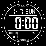 SGW-100-2BER_12h Amazfit BIP watchface
