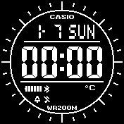 SGW-100-2BER_24h Amazfit BIP watchface