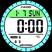 SGW-100_12h Amazfit BIP watchface