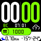 STRAT_CIRCLE_Rus_3_weathers Amazfit BIP watchface